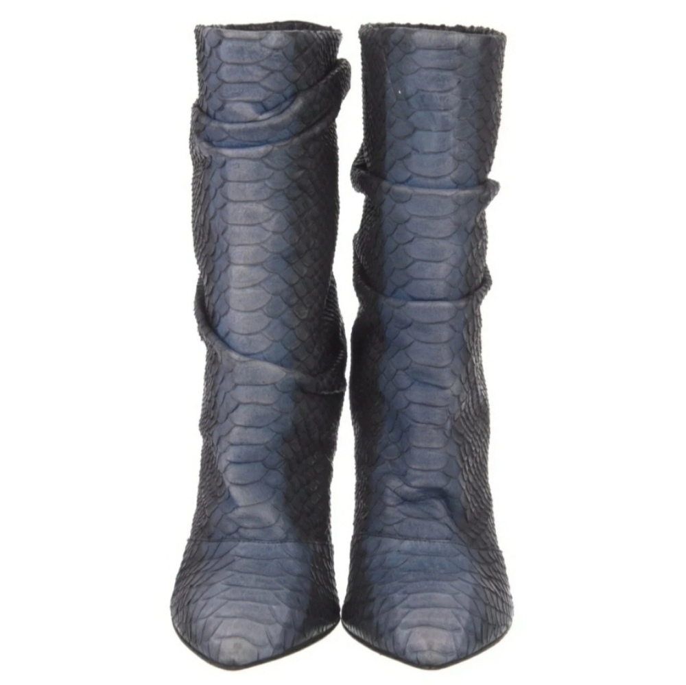 Giuseppe Zanotti Python Stiletto Ankle Boots - image 3